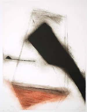 Maaike Alma - Ets en aquatint, To be or not to be I verkocht voor € 35!