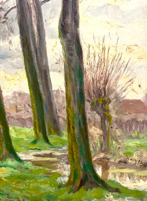 Francois Veroustraete - Bomen langs de waterkant kopen? Bied vanaf 75!