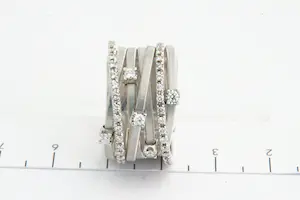 163- Exclusieve MARCO BICEGO 18 Krt design ring "GOA" met 0.40ct diamant kopen? Bied vanaf 970!