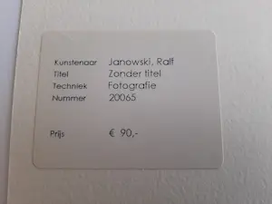 Ralph Janowski - zonder titel kopen? Bied vanaf 20!