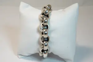 39 - 2e gehalte zilveren holle jasseron armband kopen? Bied vanaf 140!