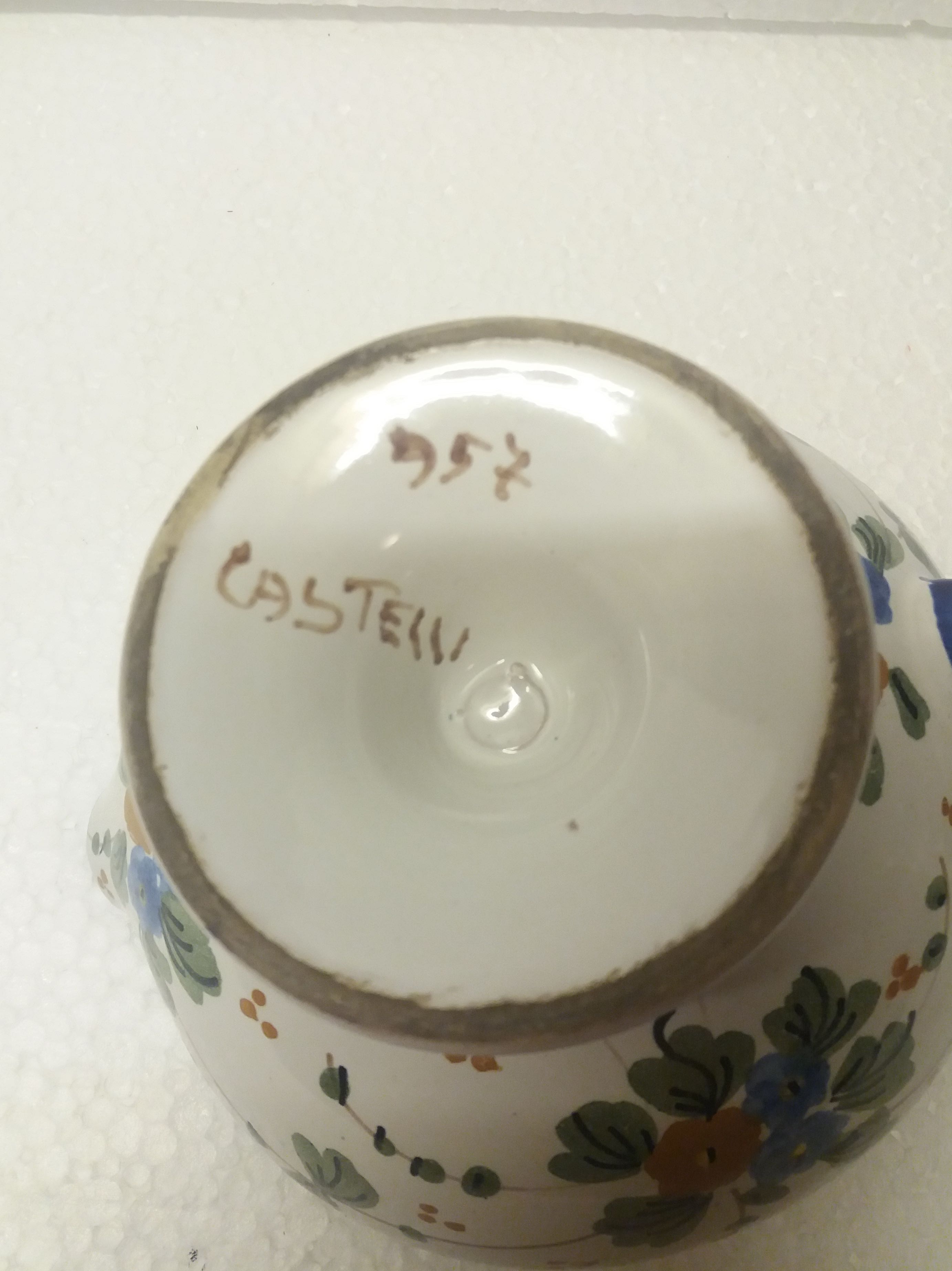 Niet of onleesbaar gesigneerd - Vintage keramische kandelaar houder Castein kopen? Bied vanaf 1!