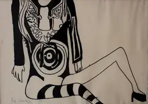 Rob Scholte - Stift tekening - 2010 kopen? Bied vanaf 199!