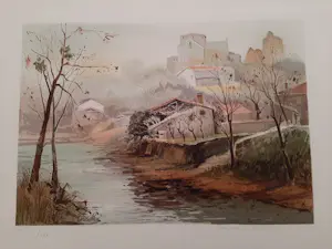 Allain Renoux - Litho, Titel, De bouwval. kopen? Bied vanaf 35!
