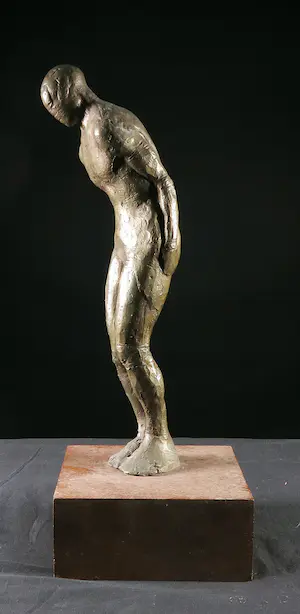 Brons (Onbekend) - Brons op houten sokkel, geen titel kopen? Bied vanaf 50!