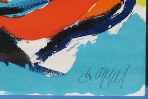 Karel Appel - Gesigneerde litho uit de uitgave Ariel 4 - Ingelijst kopen? Bied vanaf 1!