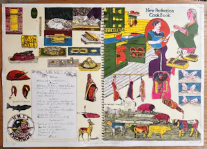 Jacqueline de Jong - Gesigneerde litho - "New Perfection Cookbook" - 180/190 - 1975 kopen? Bied vanaf 85!