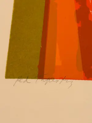 Seong Moy - Red Tapestry - Zeefdruk - Handgesigneerd !!! kopen? Bied vanaf 150!