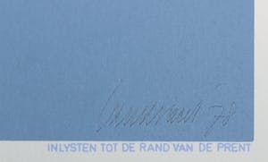 Hans Landsaat - Zeefdruk, Zonder titel kopen? Bied vanaf 1!