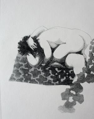 Rob Cox - Ets - grafiek erotiek1978/1979 kopen? Bied vanaf 35!