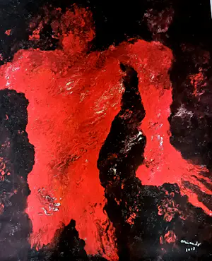 Armando - Giclee op linnen: Gestalt (groot werk) kopen? Bied vanaf 175!