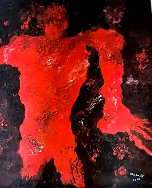 Armando - Giclee op linnen: Gestalt (groot werk) kopen? Bied vanaf 175!