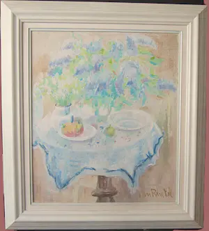 Theo Van Rintel - Stilleven met bloemen en fruit kopen? Bied vanaf 400!