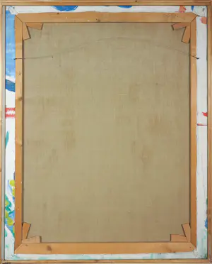 Janus Nuiten - Olieverf op doek, Mannetje 2- Ingelijst kopen? Bied vanaf 150!