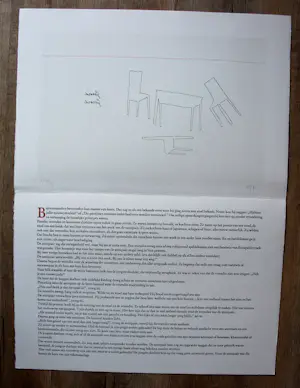 Klaas Gubbels - Zeefdruk met bijbehorend tekstblad + tekstblad - 1981 kopen? Bied vanaf 95!