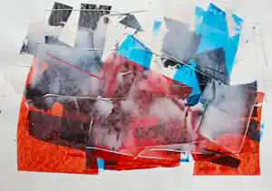 Isabella Ritschl - "Unterwolkenrot" 2009 - Gemälde - handsigniert kopen? Bied vanaf 180!