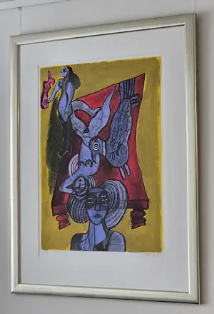 Corneille - Le lit Rouge - Gesigneerd - 1998 kopen? Bied vanaf 500!