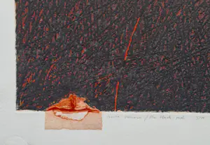 Andrzej Pietsch - Große handkolorierte Radierung "The Black - Red" sehr limiet. auflage (50) kopen? Bied vanaf 92!