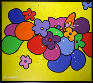 Shunyam - Acryl op doek, Hiding - Ingelijst kopen? Bied vanaf 100!