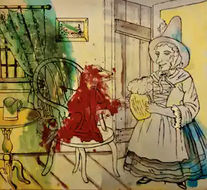 Sigmar Polke - Tentoonstellings lithogafie voor de tentoonstelling te Barcelona verkocht voor € 30!