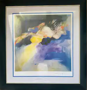 Christine Comyn - Groot werk gesigneerd met potlood liggende vrouw kopen? Bied vanaf 50!