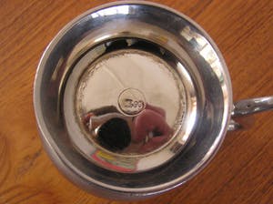 Curiosa - Verzilverde Bierkroes van Zilverstad Schoonhoven kopen? Bied vanaf 1!