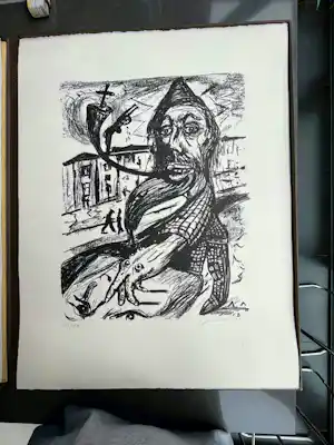 Fred Bervoets - Map 'Dimensie' met 10 litho's van o.a. Fred Bervoets verkocht voor € 130!