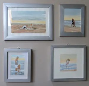 Franklin Meijer - Strand tafereeltjes - 4 x kavel kopen? Bied vanaf 59!