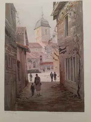 Allain Renoux - Litho, Titel, De schaduw. kopen? Bied vanaf 35!
