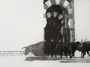 Rene Polak - Cordoba, aquatint ets kopen? Bied vanaf 50!