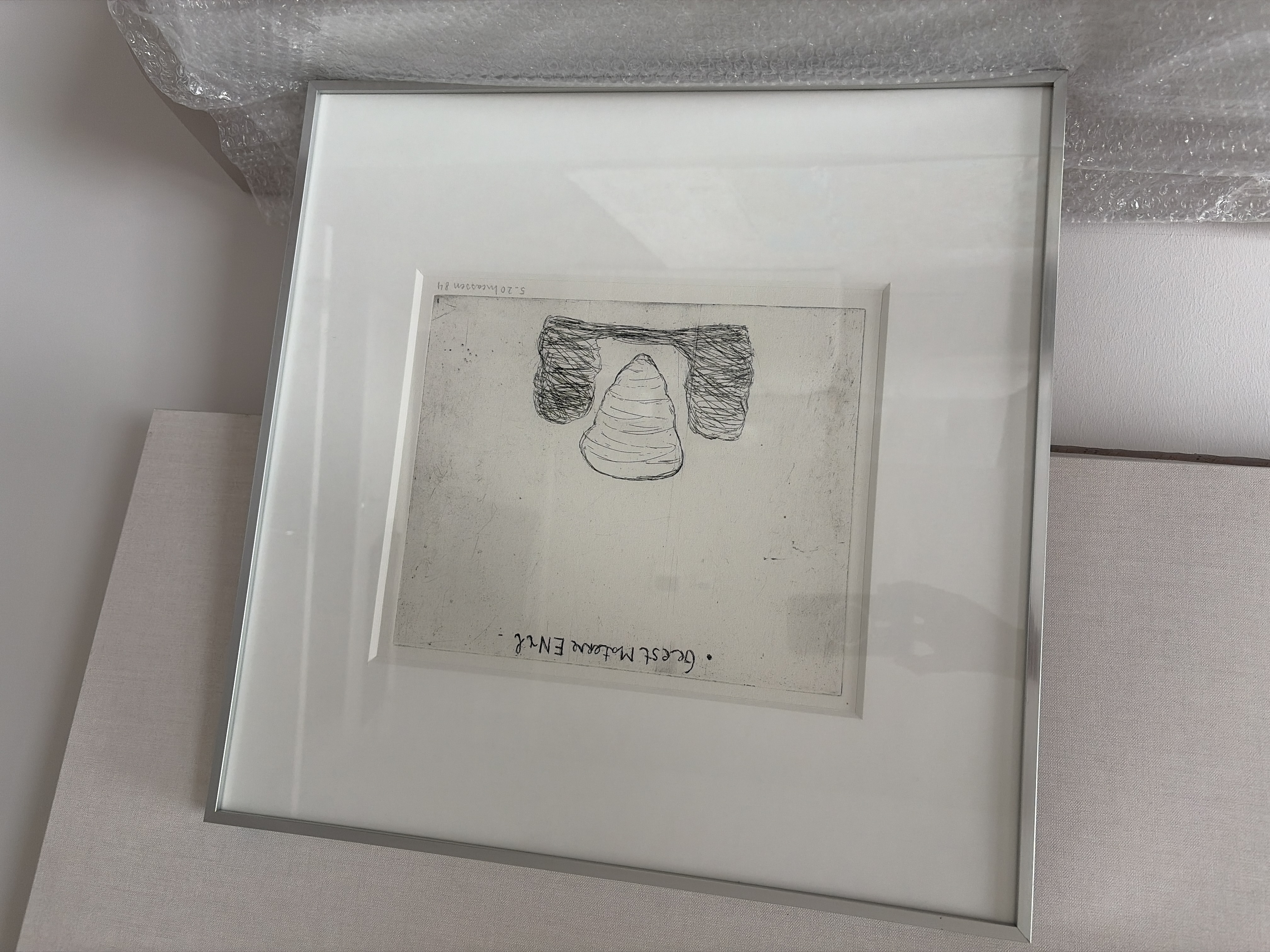 Reinier Lucassen - Reinier Lucassen – “Geest materne” – handgesigneerde ets uit 1984 kopen? Bied vanaf 100!