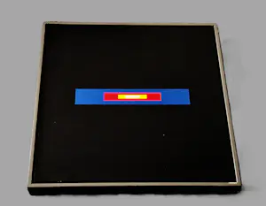 Piet van Zon - complete serie van viermaal acryl en tape op doek - 1990 - kopen? Bied vanaf 189!