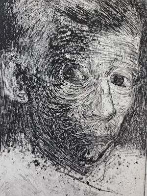 Jan Mankes - Zelfportret met lorgnet. kopen? Bied vanaf 139!