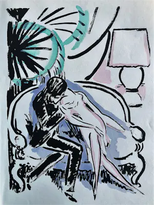 Kees van Dongen - De kus 1925 kopen? Bied vanaf 325!