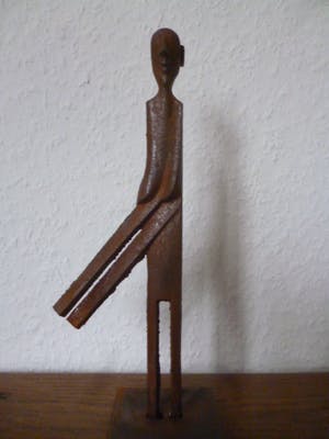 Schang Hutter - Eisenskulptur mit Rostpatina (o.T.), 1982 kopen? Bied vanaf 950!