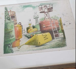 Herman Berserik - Helmsman, kleurenlitho 151/200 kopen? Bied vanaf 45!