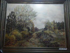 Niet of onleesbaar gesigneerd - heide landschap kopen? Bied vanaf 10!