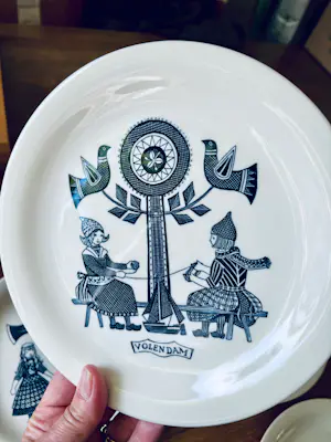 De Sphinx - Set van 4 Vintage Royal Sphinx Maastricht ontbijtborden, 1960 kopen? Bied vanaf 35!