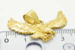 94 - 18 karaats geelgouden adelaar hanger kopen? Bied vanaf 275!