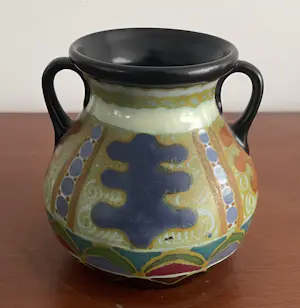 Arnhemsche Fayencefabriek - Platelen vaasje decor Roma kopen? Bied vanaf 10!