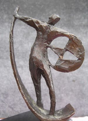 Bernadette Leijdekkers - Abstract bronzen beeld kopen? Bied vanaf 45!