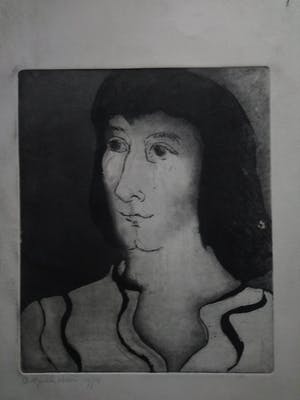 Niet of onleesbaar gesigneerd - portret kopen? Bied vanaf 1!