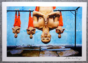 Steve McCurry - Autogramm auf Fotografie Shaolin Monks China kopen? Bied vanaf 49!