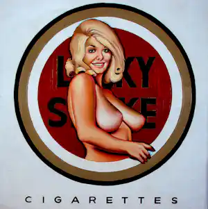 Mel Ramos - offset: Lucky Strike verkocht voor € 50!