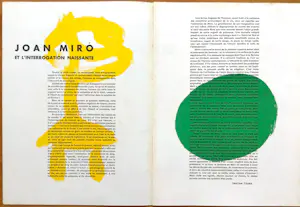 Joan Miro - Derrière Le Miroir - no. 14-15 - Jaar 1948 - Maeght Paris - 2e Editie - Goed kopen? Bied vanaf 50!