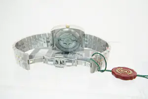 82- Vintage Jacob Zech "TV-model" polshorloge - Green sunray dial - Automaat kopen? Bied vanaf 285!
