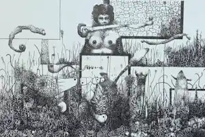 Wout Muller - De eigenaardigheden van tamme rassen I, litho kopen? Bied vanaf 50!