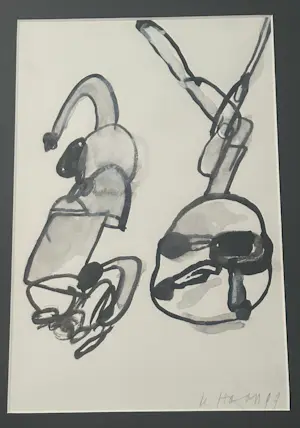 Jurjen de Haan - Twee gestileerde figuren, 1999 kopen? Bied vanaf 90!