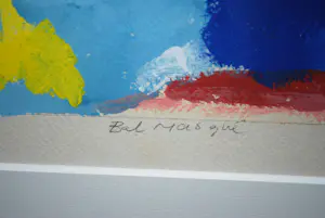 Willem Brauck - "Bal Masqué" - abstracte gouache - zuurvrij ingelijst kopen? Bied vanaf 120!