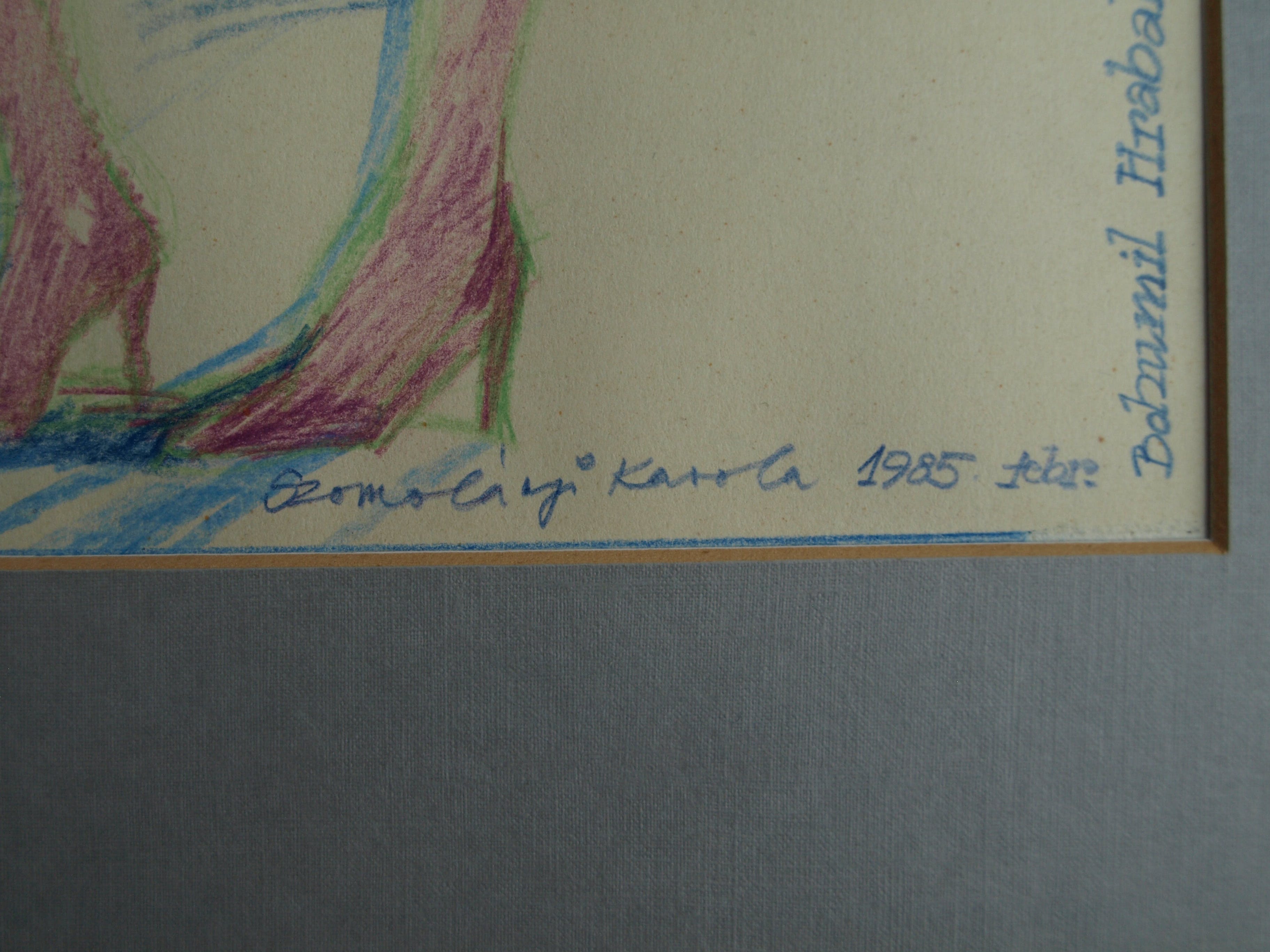 Niet of onleesbaar gesigneerd - Tekening , “Roddelende dames” – gesigneerd – 1985 kopen? Bied vanaf 1!